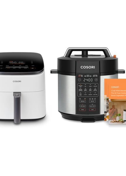 TurboBlaze™ 6.0-Quart Smart Air Fryer & 6.0-Quart Pressure Cooker Bundle