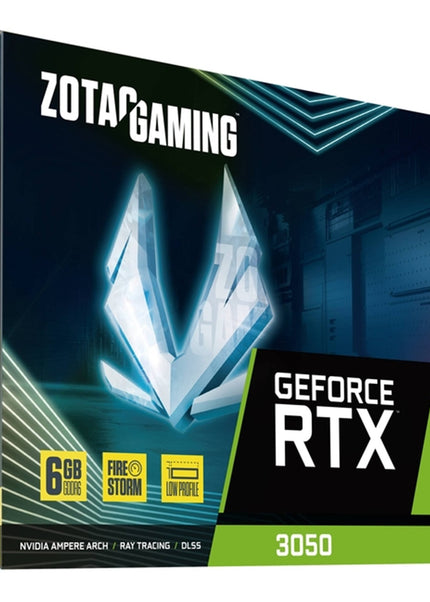 ZOTAC Gaming GeForce RTX 3050 Graphics Card, 6GB GDDR6 LP - (ZT-A30510L-10L)