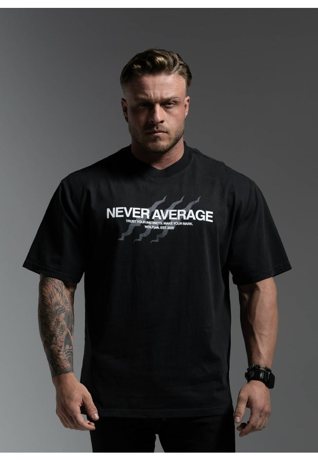 Core "NEVER AVERAGE CLAWS" Graphic T-Shirt