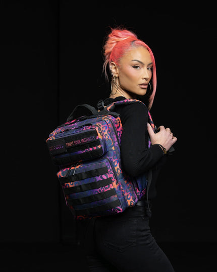 15L Backpack Neon Leopard