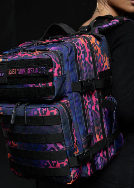 25L Backpack Neon Leopard