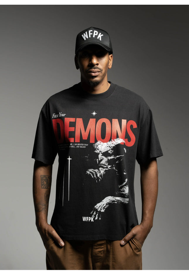 Face Em Graphic T-Shirt Face Your Demons