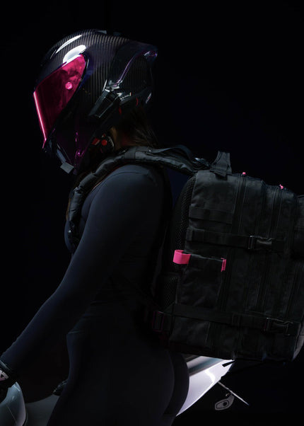 35L Backpack Black Hearts