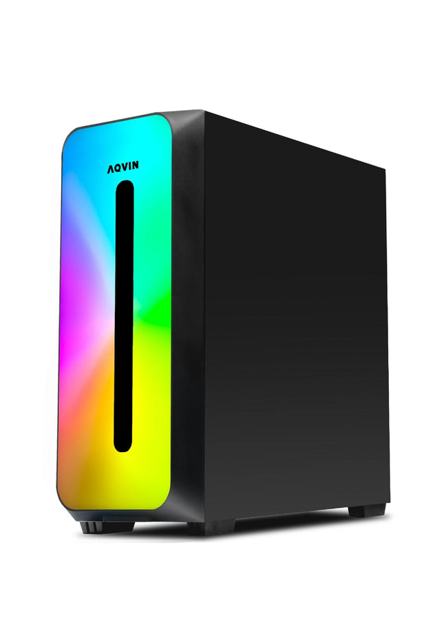 AQVIN Gaming PC Desktop Computer Tower, Intel Core i7 up to 4.60 GHz, 32GB DDR4 RAM, 1TB - 2TB SSD, RX 580, GTX 1660s, RTX 3050, RTX 3060, Windows 11 Pro, WIFI - RGB Keyboard and Mouse