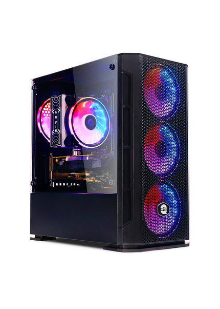AQVIN AQ10 Gaming Desktop Computer Combo Tower | RGB Fan Lights | Core i7 CPU up to 4.60 GHz | 32GB DDR4 RAM | 1TB - 2TB SSD | RX 580, GTX 1050Ti, 1630, 1650, 1660s | Windows 11 Pro | Gaming Keyboard and Mouse