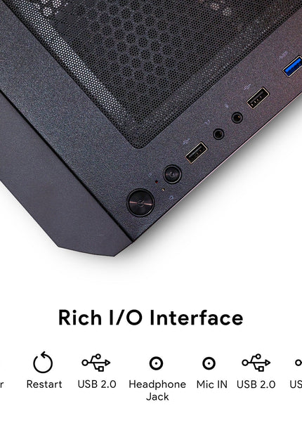 AQVIN Gaming PC Desktop Computer Tower, Intel Core i7 up to 4.60 GHz, 32GB DDR4 RAM, 1TB - 2TB SSD, RX 580, GTX 1660s, RTX 3050, RTX 3060, Windows 11 Pro, WIFI - RGB Keyboard and Mouse