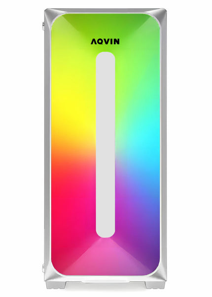 AQVIN Gaming PC Desktop Computer Tower, Intel Core i7 up to 4.60 GHz, 32GB DDR4 RAM, 1TB - 2TB SSD, RX 580, GTX 1660s, RTX 3050, RTX 3060, Windows 11 Pro, WIFI - RGB Keyboard and Mouse