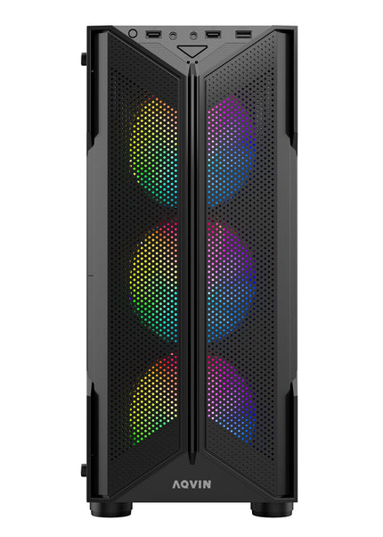 AQVIN-AQ20 Tower Gaming Desktop Computer PC, Intel Core i7 processor, 32GB RAM, 1TB - 2TB SSD, GeForce GTX 1660S/ RTX 3050/3060/4060,5060 Windows 11 Pro, Gaming Keyboard & Mouse