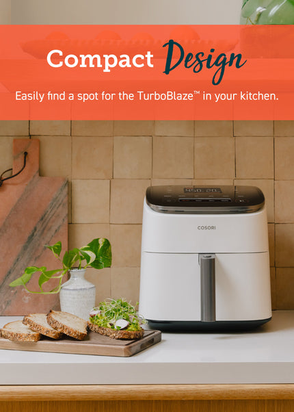 TurboBlaze™ 6.0-Quart Smart Air Fryer & 6.0-Quart Pressure Cooker Bundle