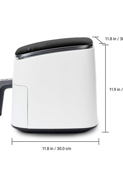 TurboBlaze™ 6.0-Quart Smart Air Fryer & Wellness Guide Bundle