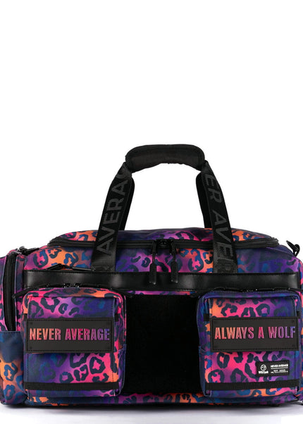 30L Perfect Duffle Bag Neon Leopard