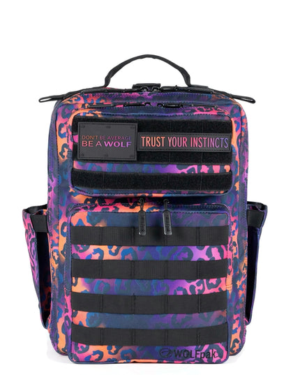 15L Backpack Neon Leopard