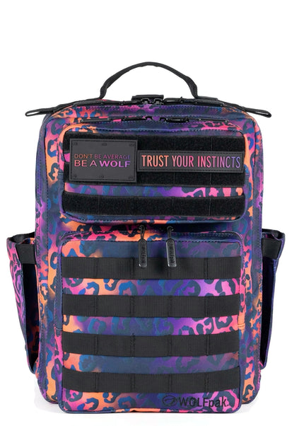 15L Backpack Neon Leopard