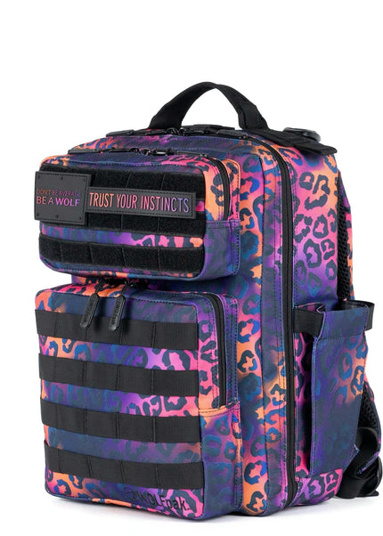 15L Backpack Neon Leopard