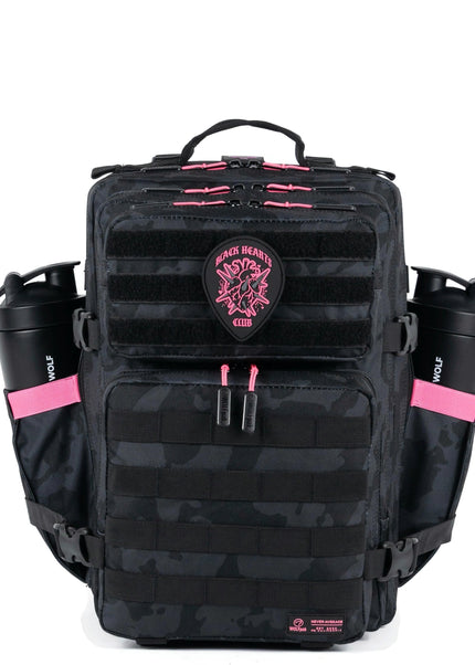 35L Backpack Black Hearts