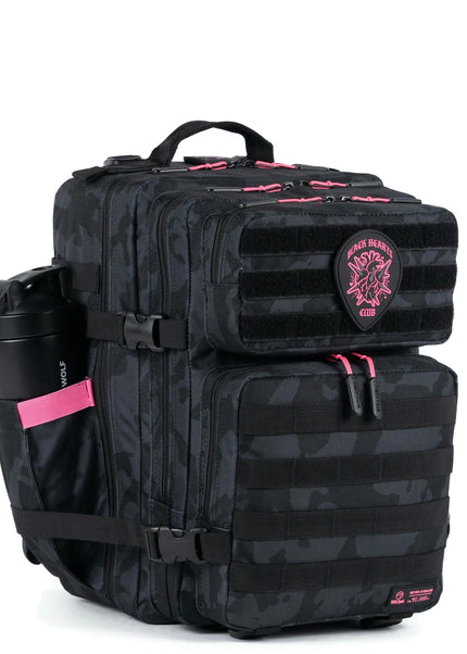 35L Backpack Black Hearts