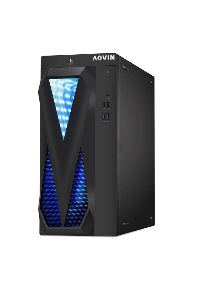 Gaming PC AQVIN Computer Tower PC, 27-inch Curved Gaming Monitor, Intel Core i7 - 6th/ 7th CPU,  32GB DDR4 RAM, 1TB SSD, RX 550/GTX1630/1050Ti/1650 HDMI, Windows 10 Pro, WIFI - Refurbished