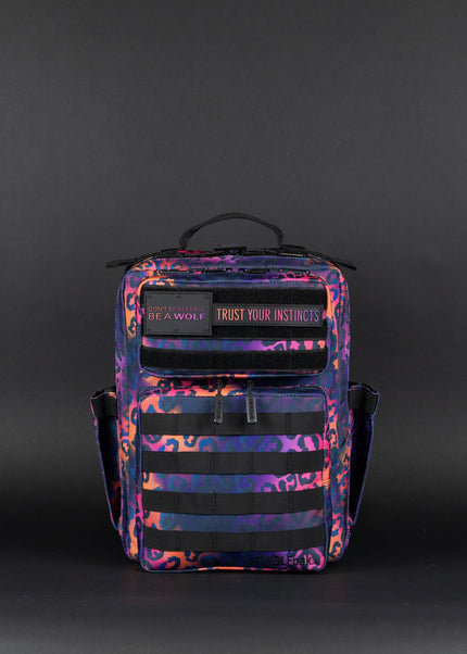 15L Backpack Neon Leopard