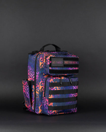 15L Backpack Neon Leopard