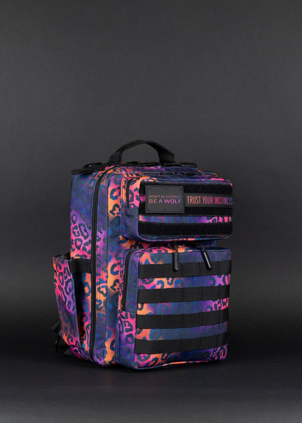 15L Backpack Neon Leopard