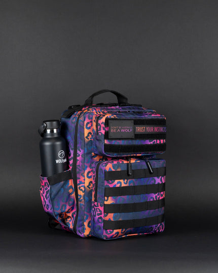 15L Backpack Neon Leopard