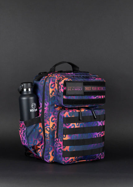 15L Backpack Neon Leopard