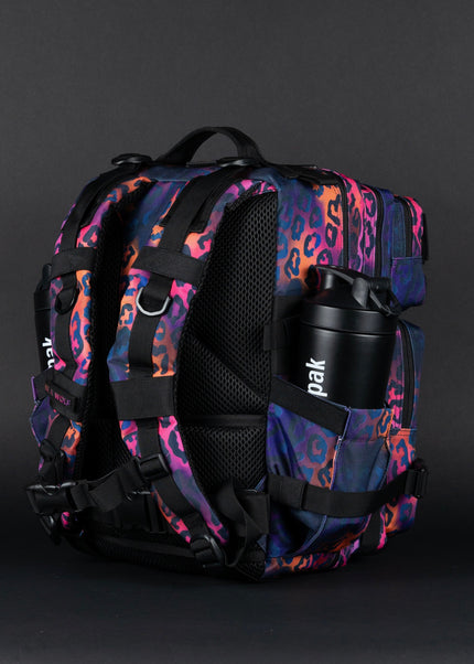 25L Backpack Neon Leopard