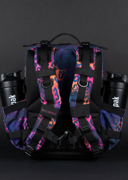 25L Backpack Neon Leopard