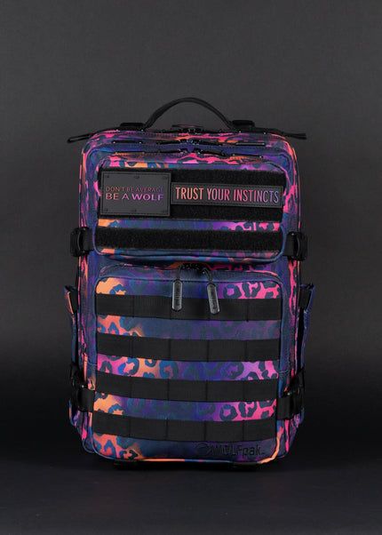 25L Backpack Neon Leopard