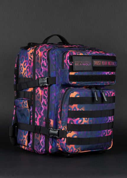 25L Backpack Neon Leopard