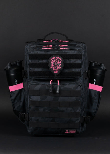35L Backpack Black Hearts