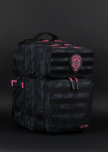 35L Backpack Black Hearts