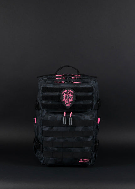 25L Backpack Black Hearts