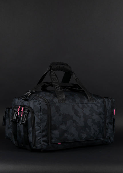 30L Perfect Duffle Bag Black Hearts