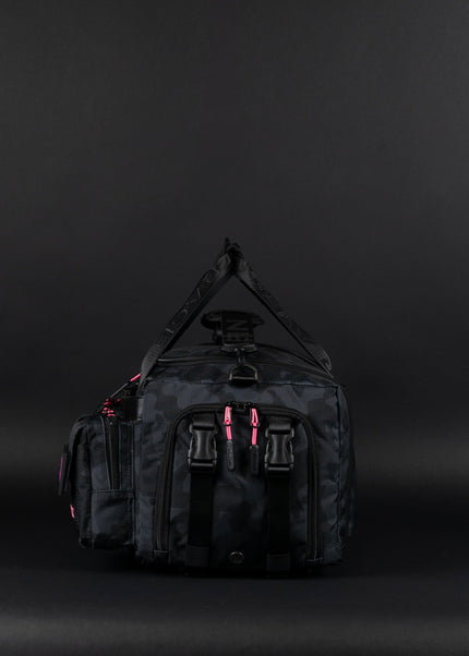 30L Perfect Duffle Bag Black Hearts
