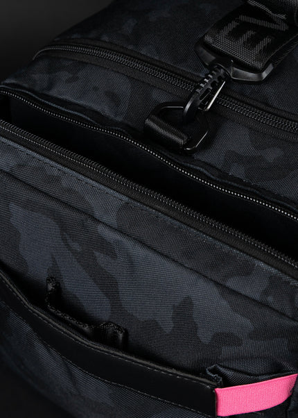 30L Perfect Duffle Bag Black Hearts