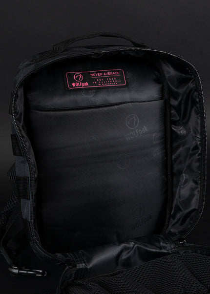 25L Backpack Black Hearts