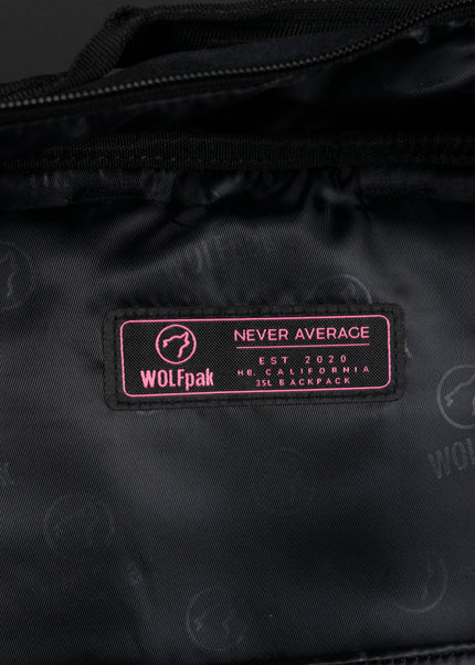 35L Backpack Black Hearts