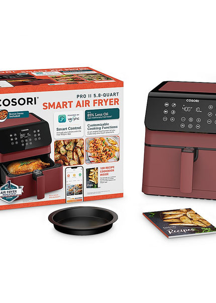 Pro II 5.8-Quart Smart Air Fryer - Red