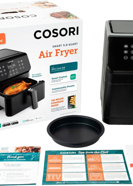 Pro XLS II Smart 5.8-Quart Air Fryer with Pizza Pan - Black