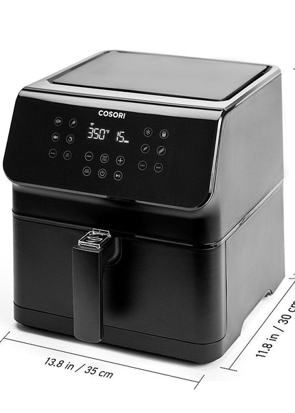 Pro XLS II Smart 5.8-Quart Air Fryer with Pizza Pan - Black