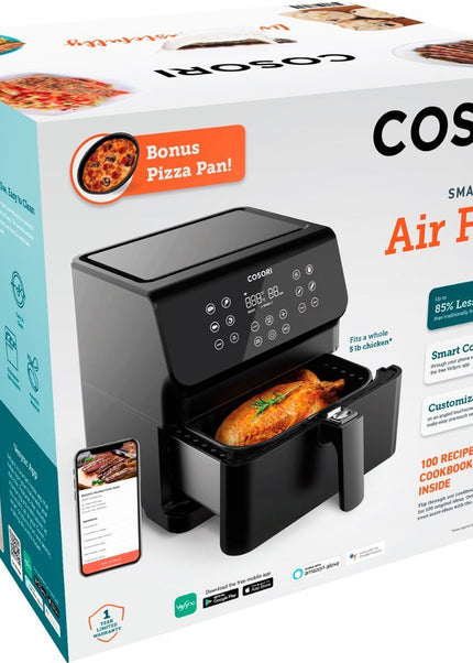 Pro XLS II Smart 5.8-Quart Air Fryer with Pizza Pan - Black