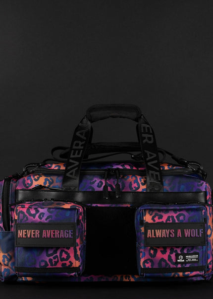 30L Perfect Duffle Bag Neon Leopard