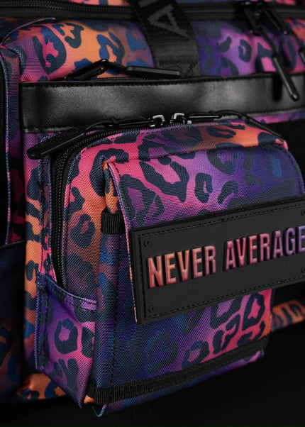 30L Perfect Duffle Bag Neon Leopard