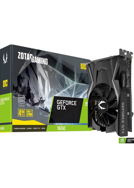 ZOTAC Gaming GeForce GTX 1650 Graphics Card| 4GB GDDR6, PCI Express 3.0 Video Card, DisplayPort 1.4, HDMI 2.0 (ZT-T16520F-10L)