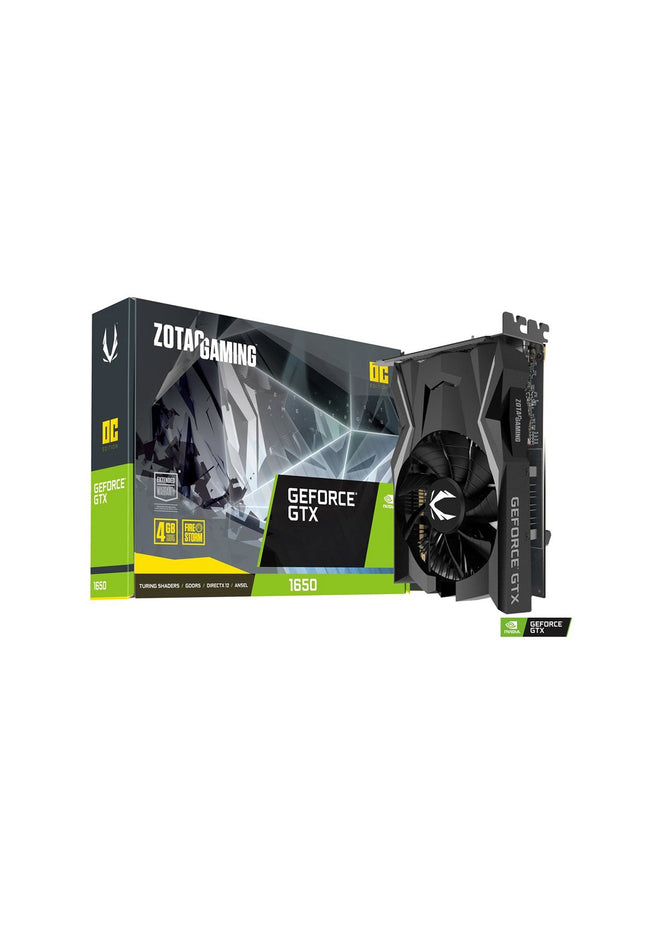 ZOTAC Gaming GeForce GTX 1650 Graphics Card| 4GB GDDR6, PCI Express 3.0 Video Card, DisplayPort 1.4, HDMI 2.0 (ZT-T16520F-10L)