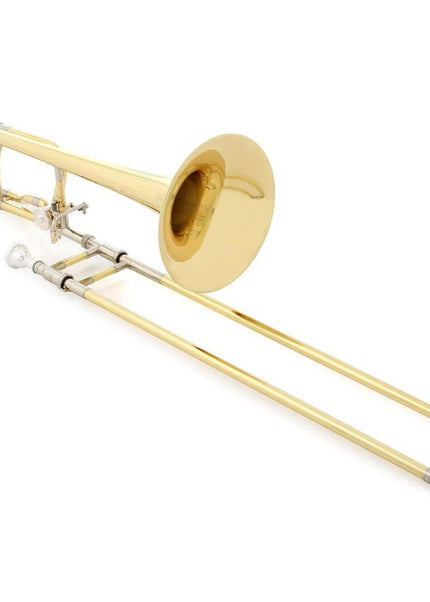 Yamaha YSL-882OR Xeno Professional F-Attachment Trombone - Clear Lacquer with Yellow Brass Bell