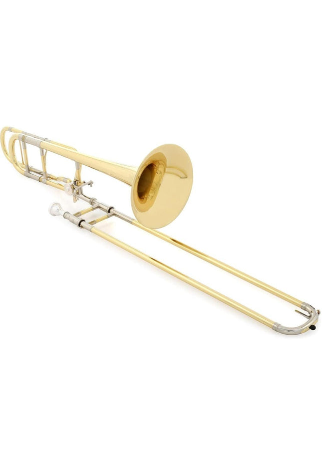 Yamaha YSL-882OR Xeno Professional F-Attachment Trombone - Clear Lacquer with Yellow Brass Bell