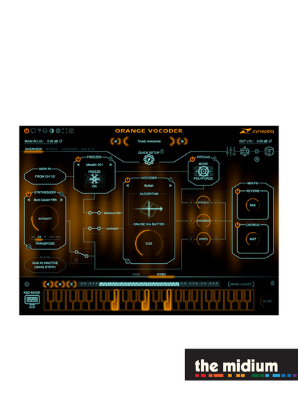 Zynaptiq Orange Vocoder IV multi-algorithm vocoder plugin (download)
