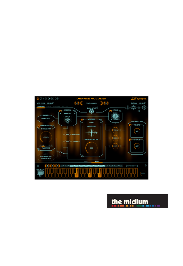 Zynaptiq Orange Vocoder IV multi-algorithm vocoder plugin (download)